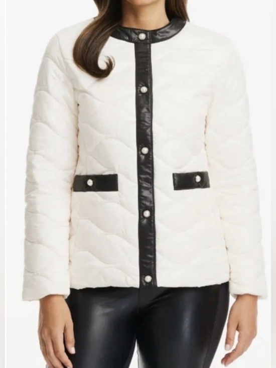 kate spade Jackets & Blazers - NWOT kate spade New York Quilted Jacket with Pearl Buttons